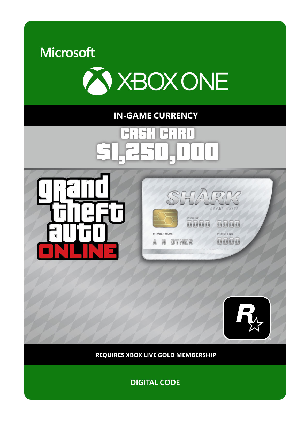 GTA Great White Shark Card Xbox One