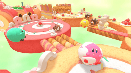 Kirby's Dream Buffet - Plein de gâteaux
