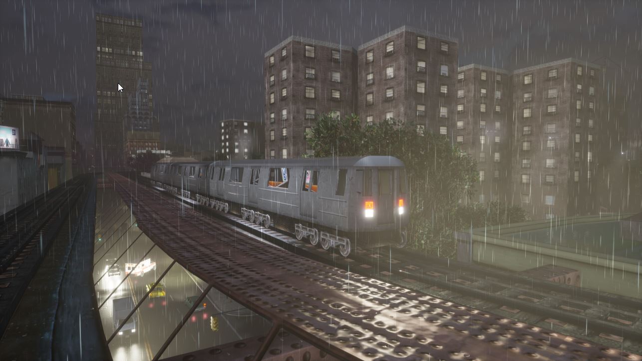 GTA Trilogy - Metro in a rainy night