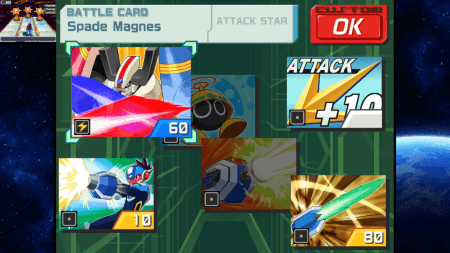 Mega Man Star Force - Some of the Battle Cards you can use