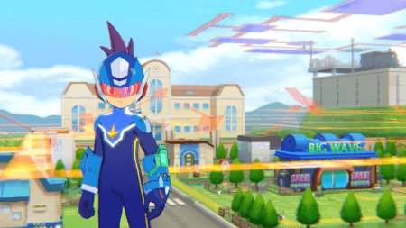Mega Man Star Force - Mega Man va protéger la ville