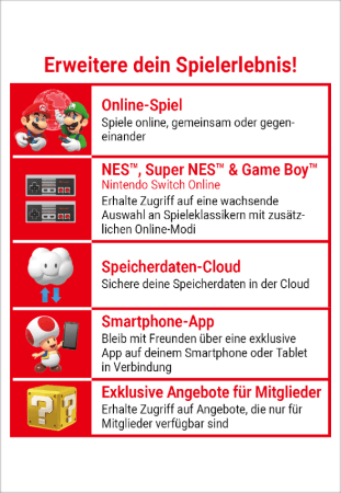 Switch Online 3 monate benefits