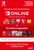 Switch Online + Expansion 12 Monate