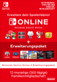 Switch Online Family + Expansion 12 Monate