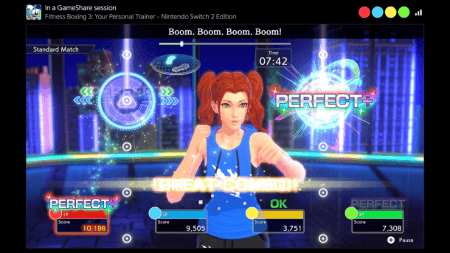 Fitness Boxing 3 Switch 2 - Tritt gegen andere Spieler an