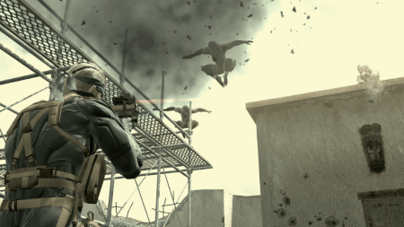 MGS Master Collection 2 - Picking enemies out of the air