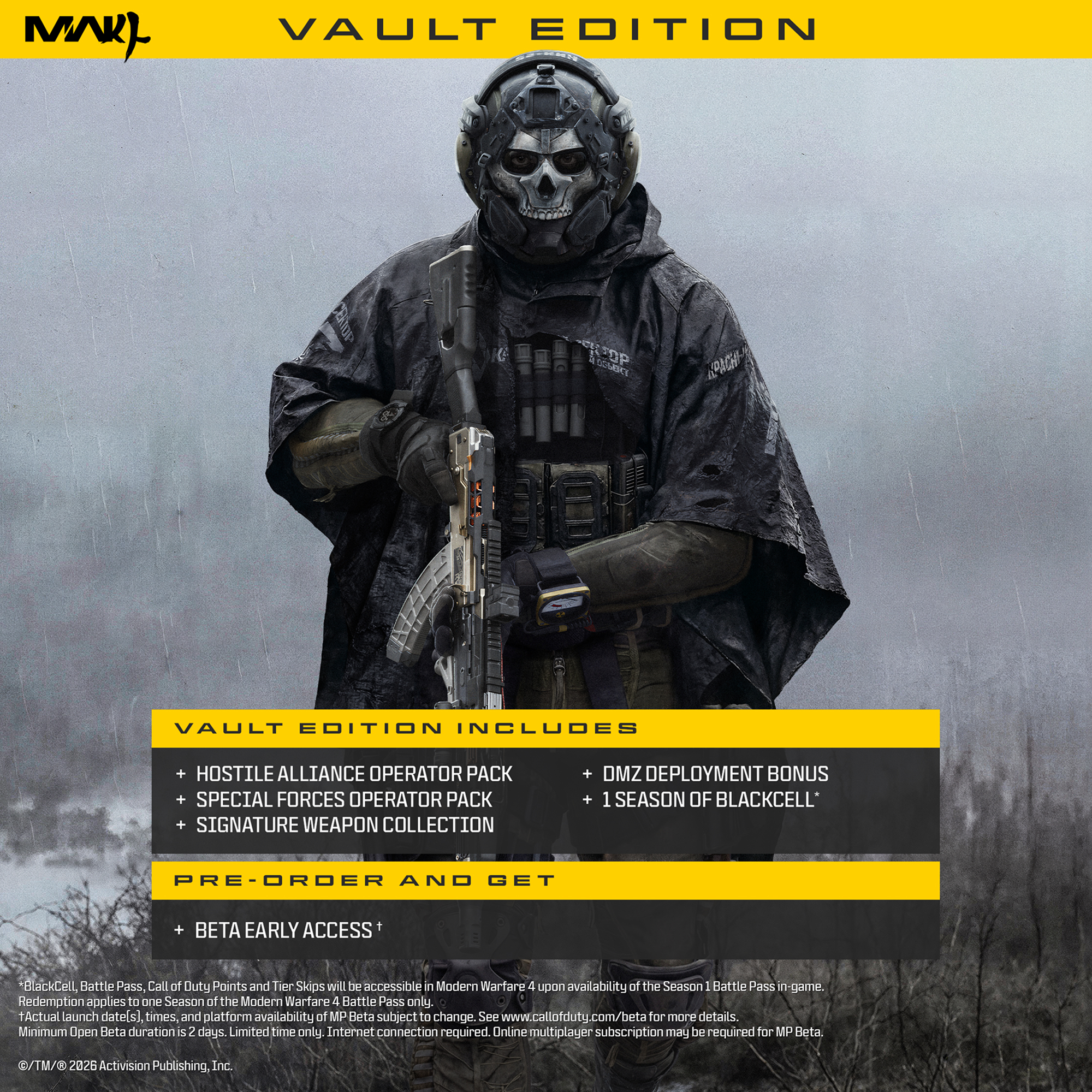 Call of Duty: Modern Warfare 4 Vault Edition content