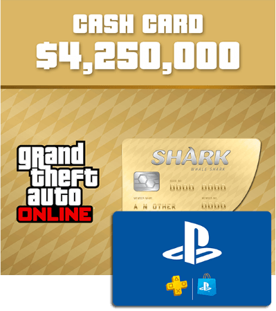 PSN - GTA Whale Shark card