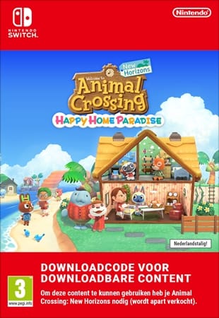 Animal Crossing new horizons DLC Happy Home paradise NL