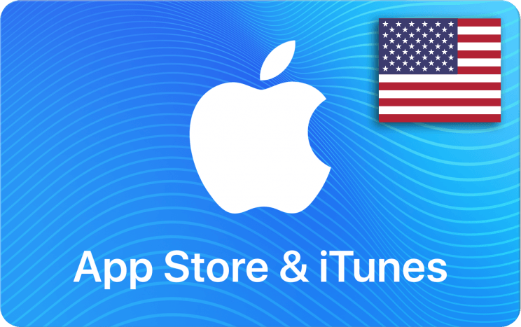Vente Carte App Store & iTunes - Dollar - $ US - Apple