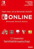 Nintendo Switch Online 12 maanden Familie BE
