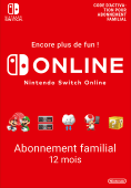 Nintendo Switch Online 12 mois abonnement familial BE