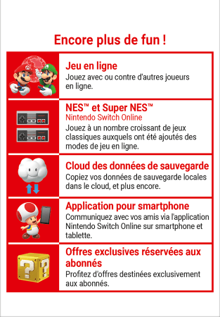 Nintendo Switch Online 12 mois BE-4