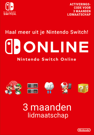 Nintendo Switch Online 3 maanden BE