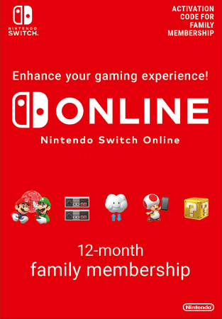 Nintendo Switch Online 12 months family