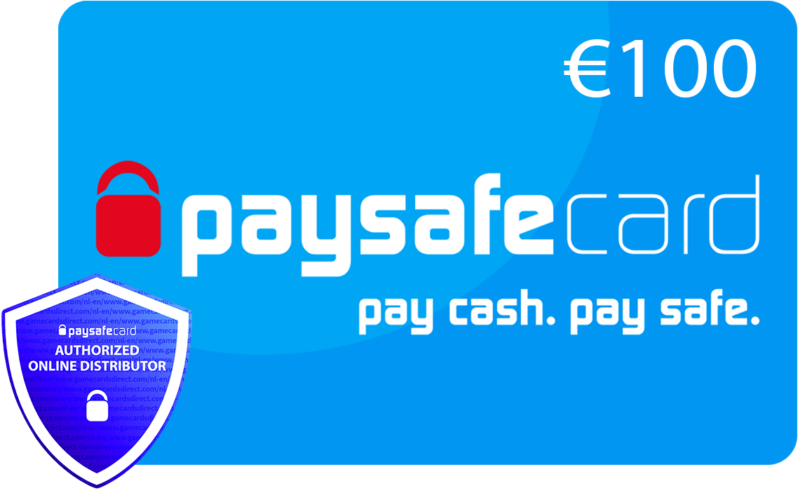 Exist border Terminology Paysafecard | €100 | Gamecardsdirect.com
