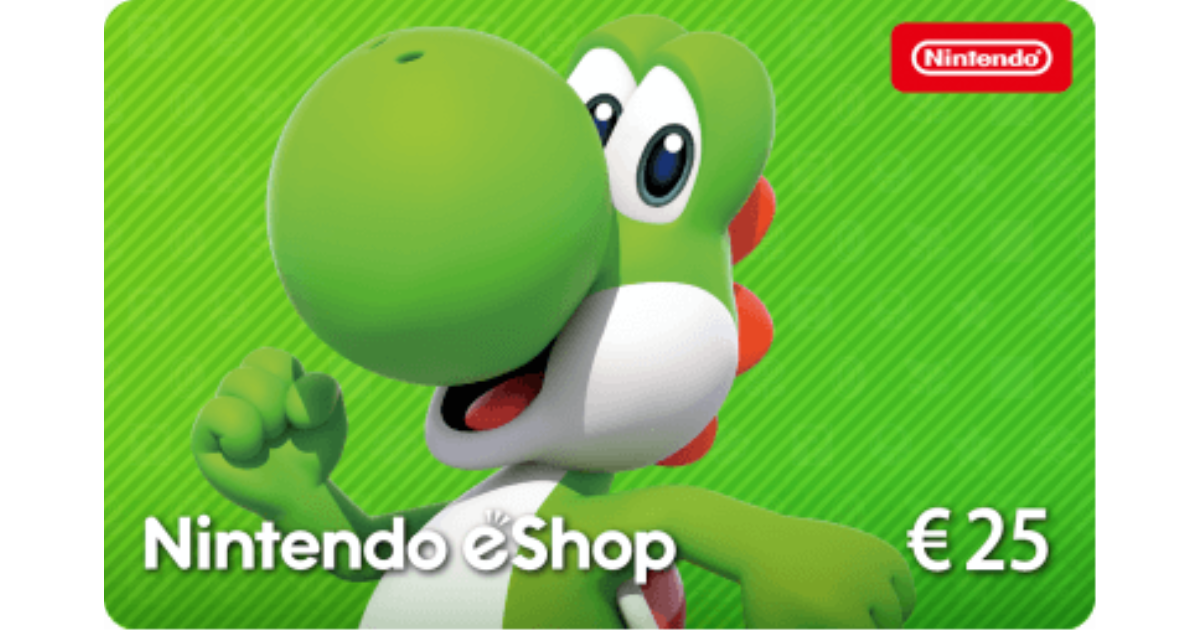 Nintendo eShop Card €25 | Gamecardsdirect.com