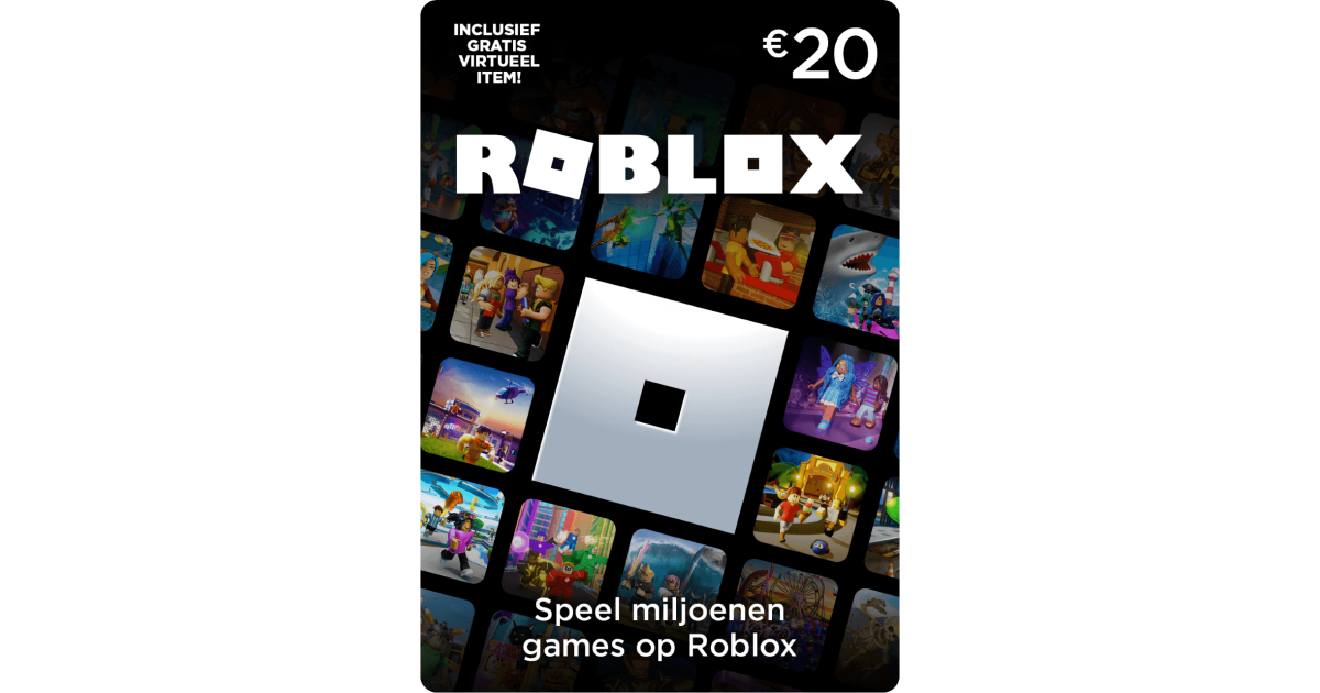 Roblox Gift Card Digital Code £20 (UK), Roblox