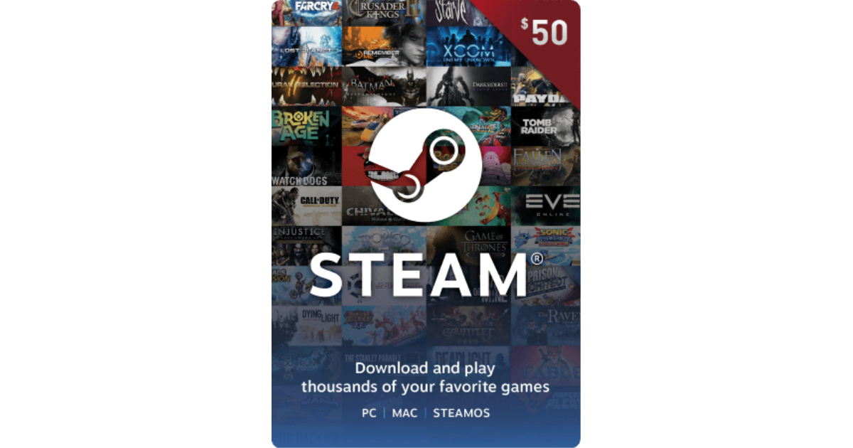 Steam Gift Card 50 
