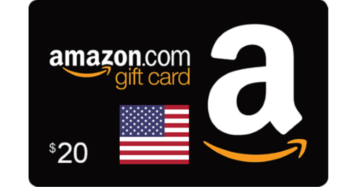 Amazon Gift Card with 20 dollar credit Gamecardsdirect