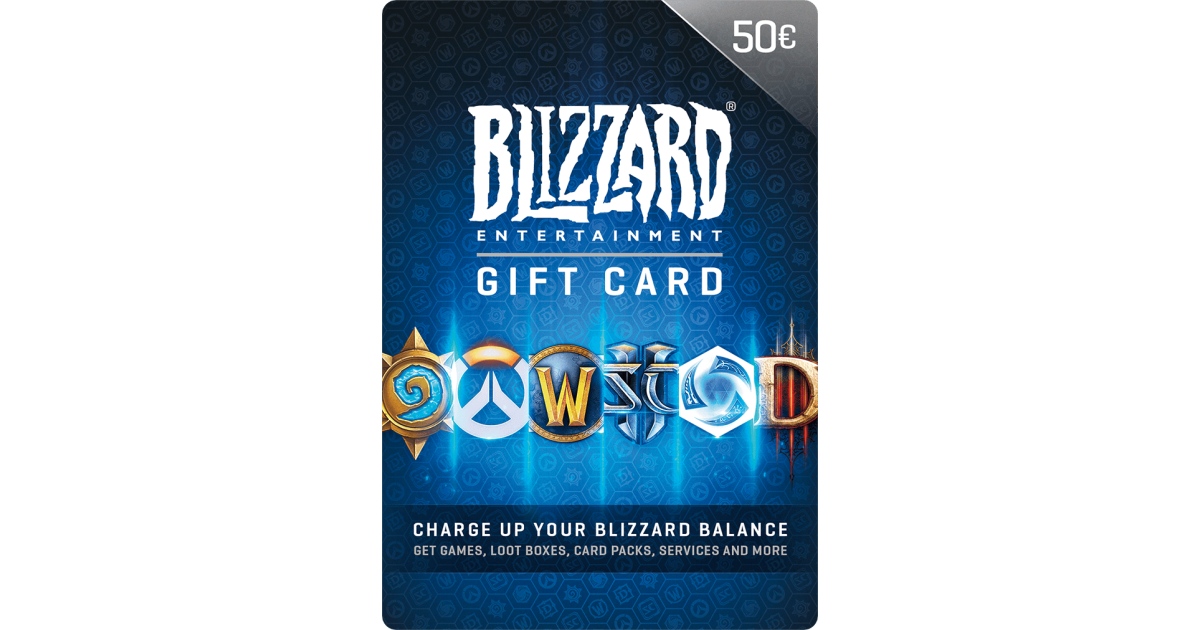 Blizzard gift card cheap online