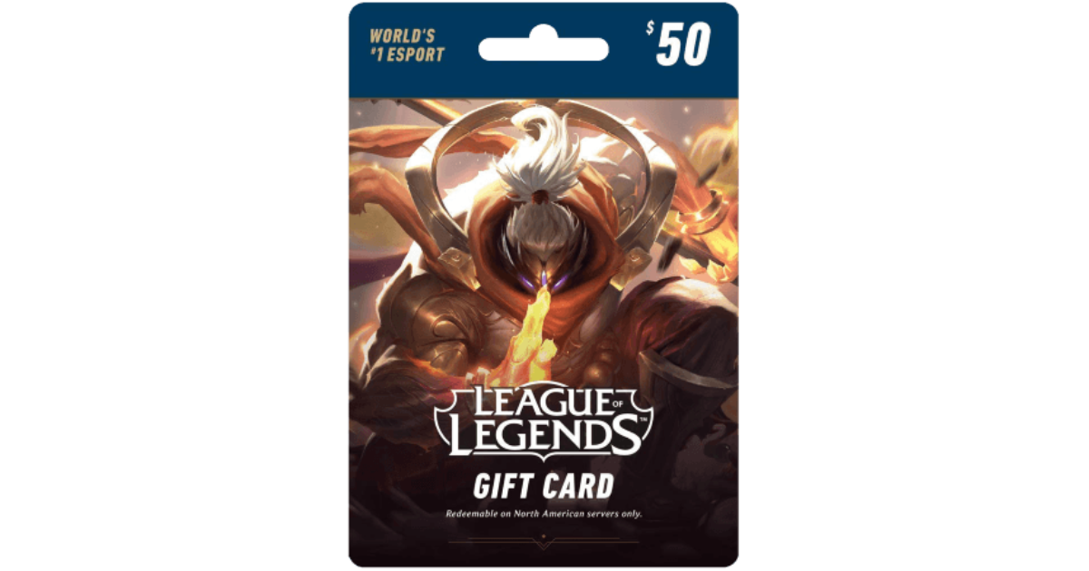 Cartão Presente League Of Legends 50 Reais  Card Store - Card Store -  Cartão Presente, Voucher, Vale Presente, Gift Card PSN, Xbox, Netflix,  Google, Uber, iFood, Steam e muito mais!