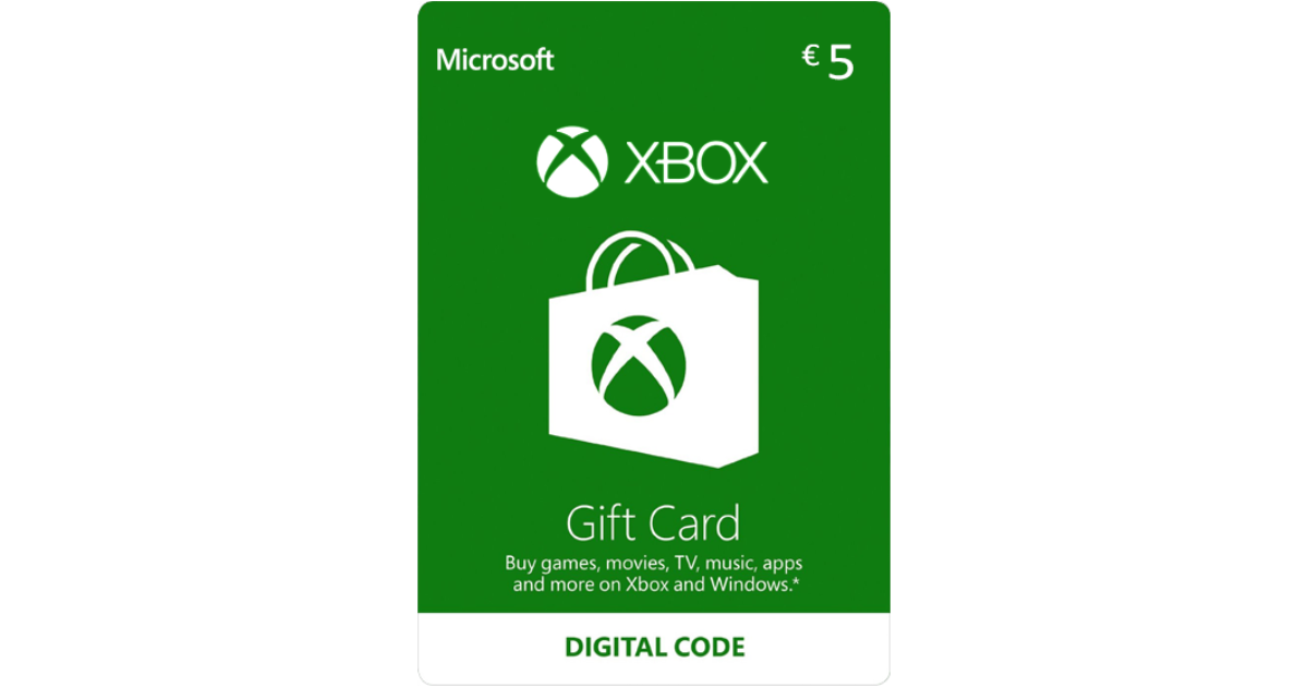 palm Verklaring essence Koop Xbox Gift Cards | €5 | Gamecardsdirect.com