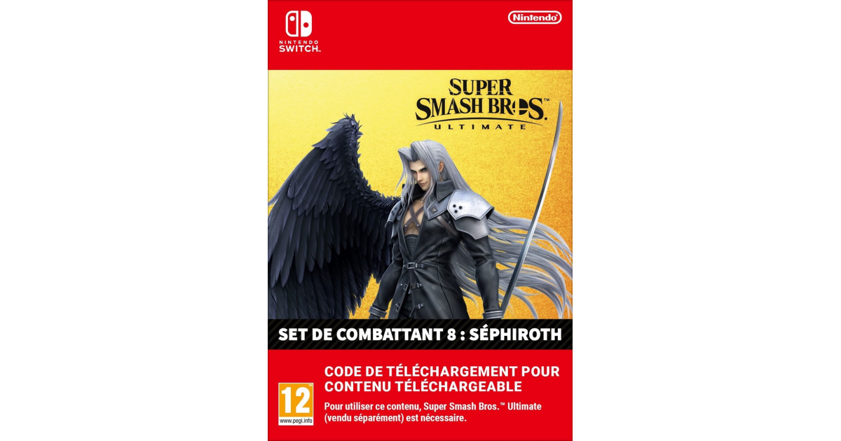 SSBU: Challenger Pack | Sephiroth | Gamecardsdirect.com