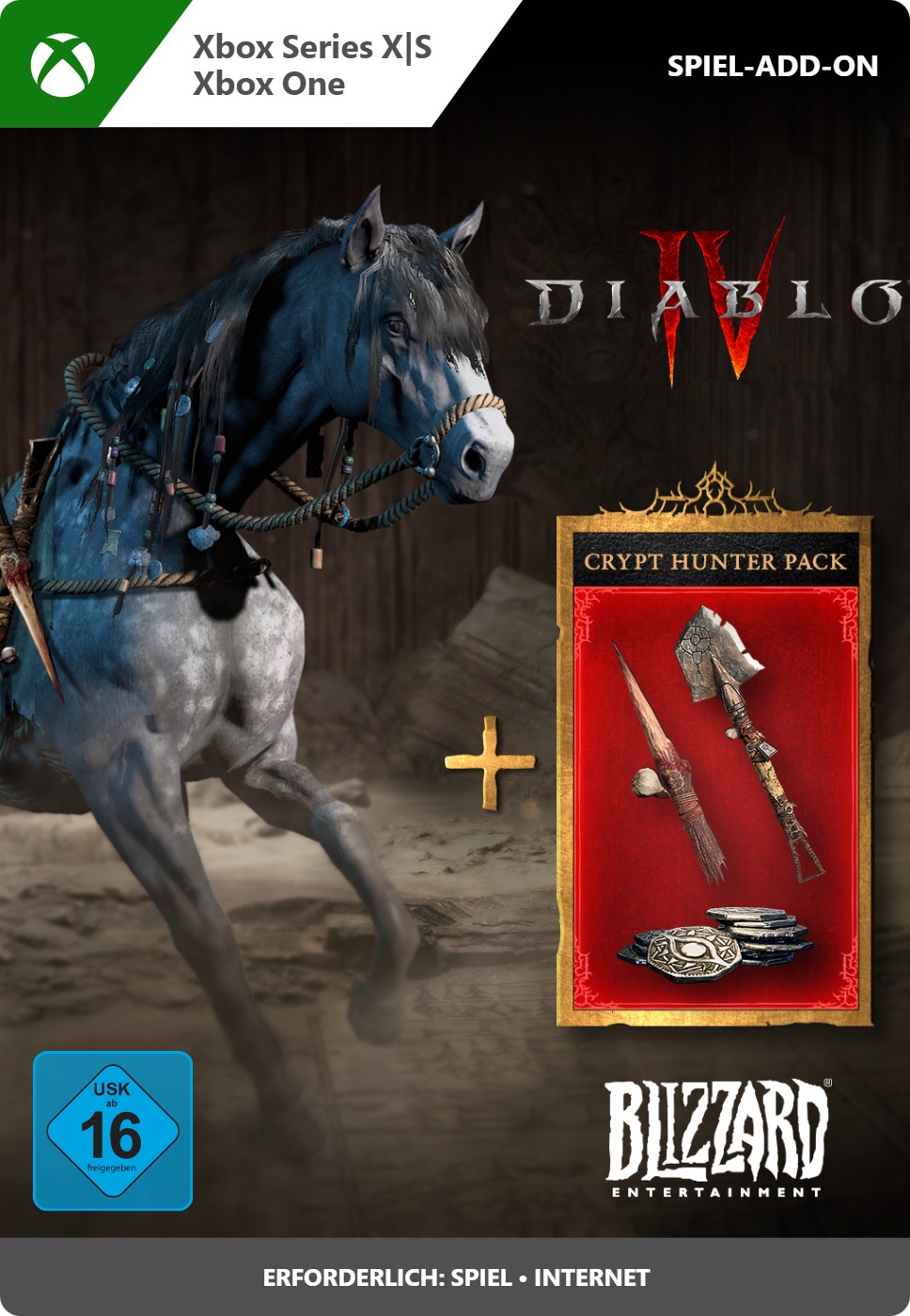 Diablo IV Crypt Hunter Pack DE