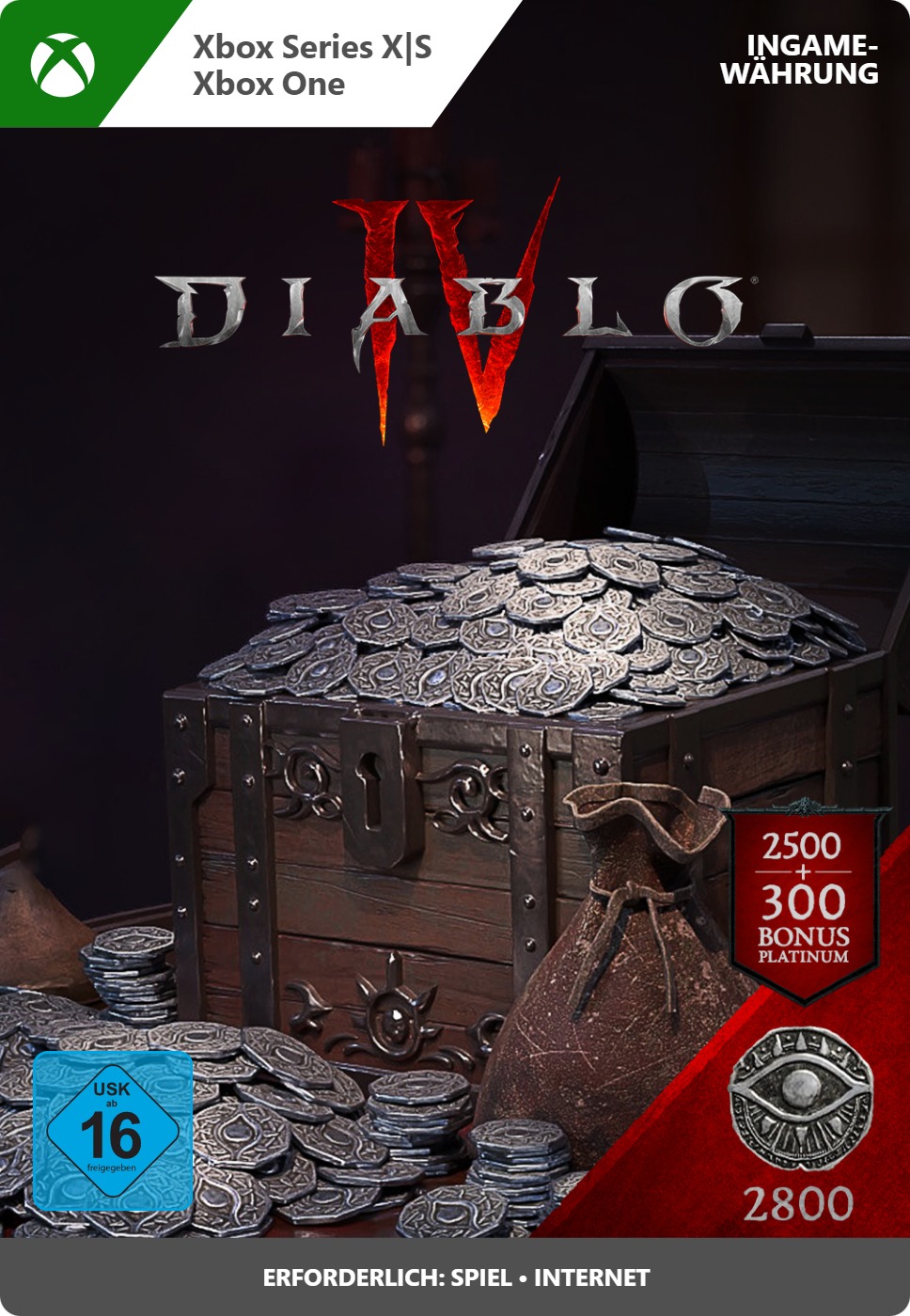 Diablo IV - 2800 Platinum DE
