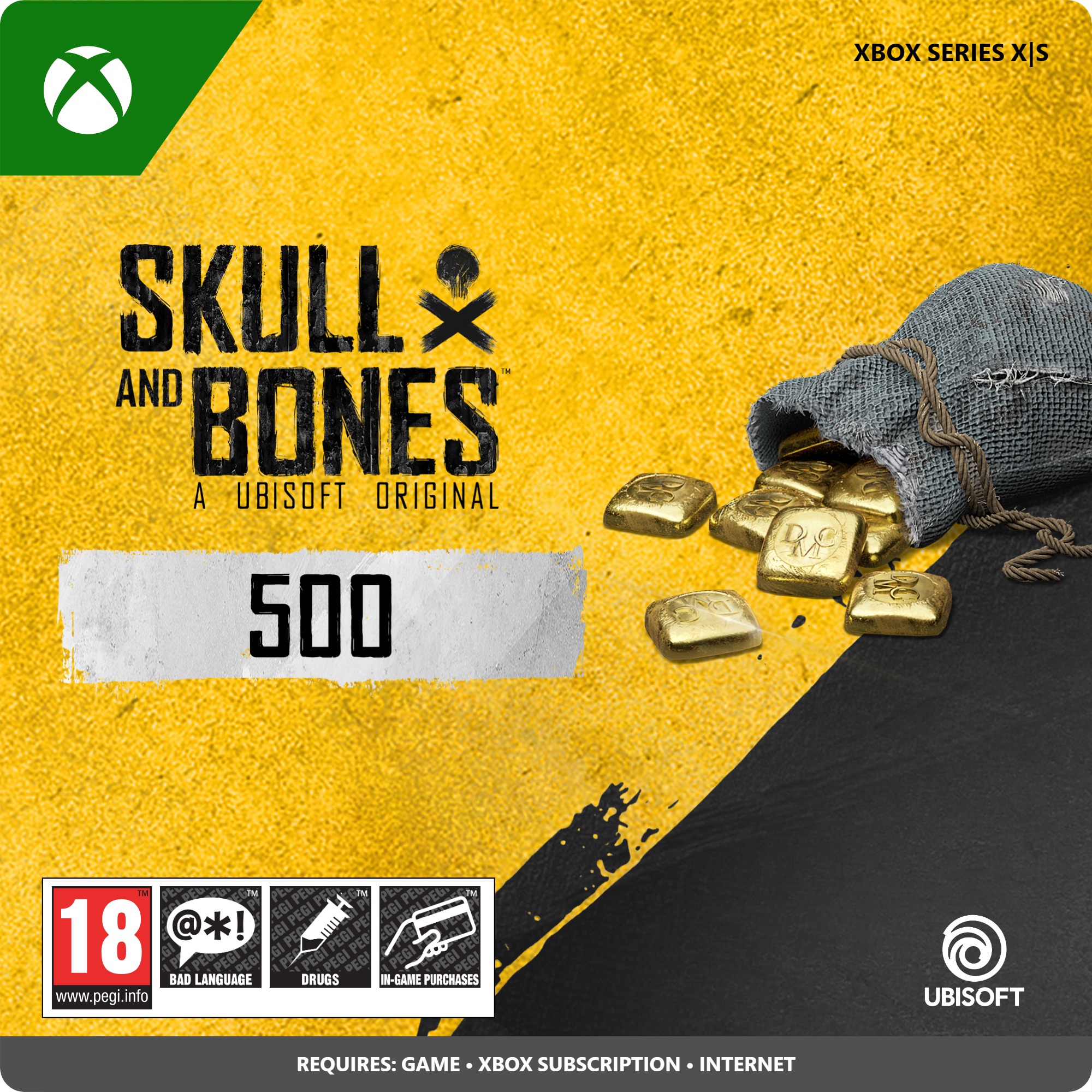 Skull and Bones Gold 500 EN