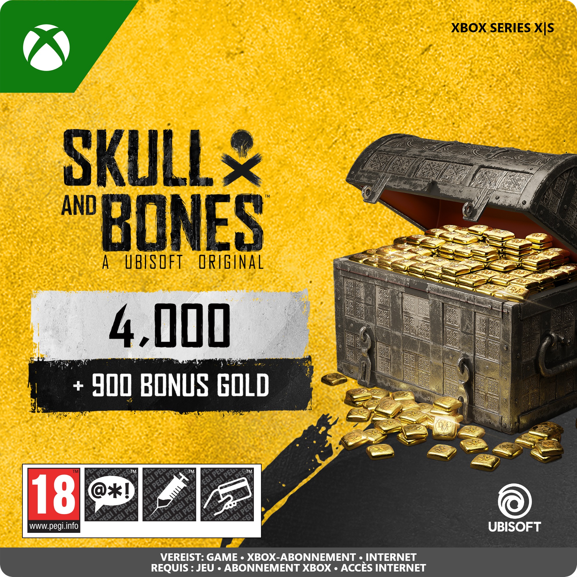Skull and Bones Gold 4900