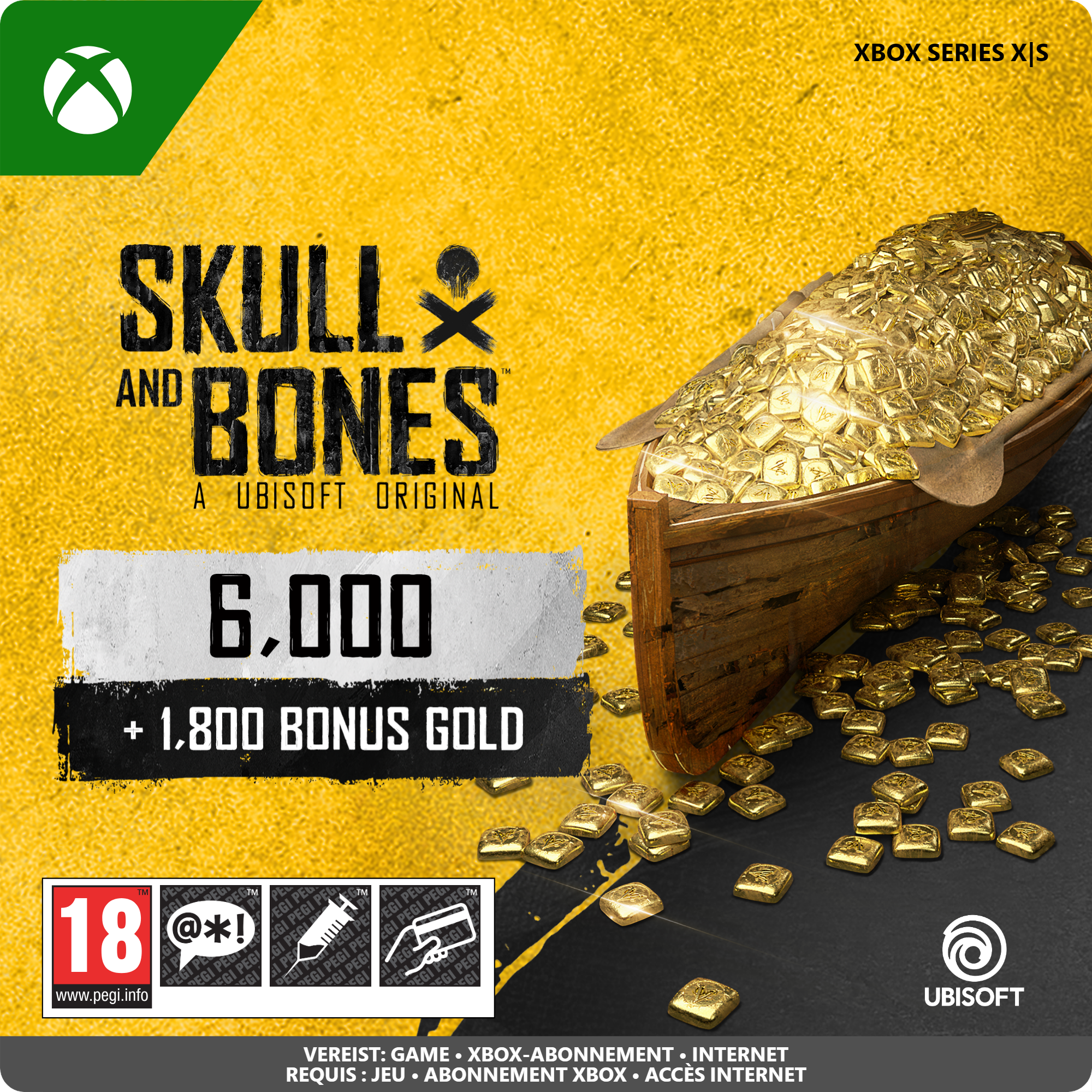 Skull and Bones Gold 7800