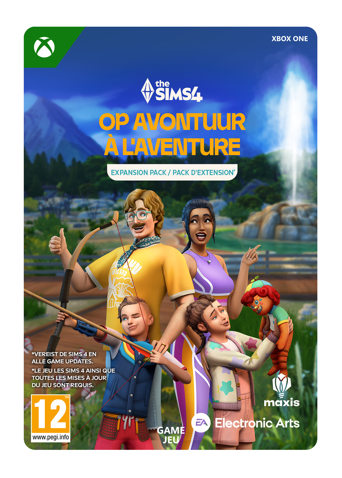 sims 4 a l aventure xbox