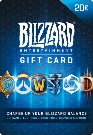 Carte cadeau Blizzard €20
