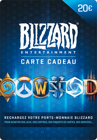 Carte cadeau Blizzard €20