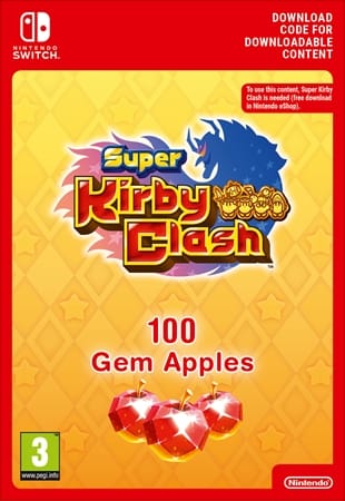 super kirby clash 100 juwelenapfel