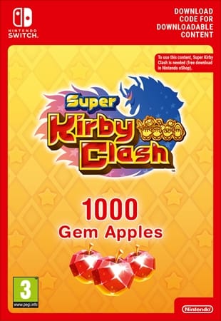 super kirby clash 1000 juwelenapfel