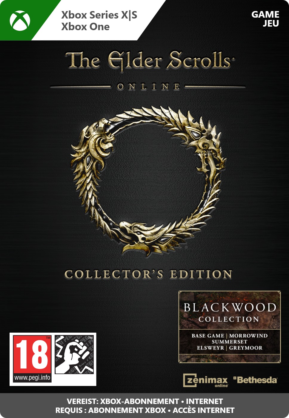 eso collection blackwood collector edition xbox