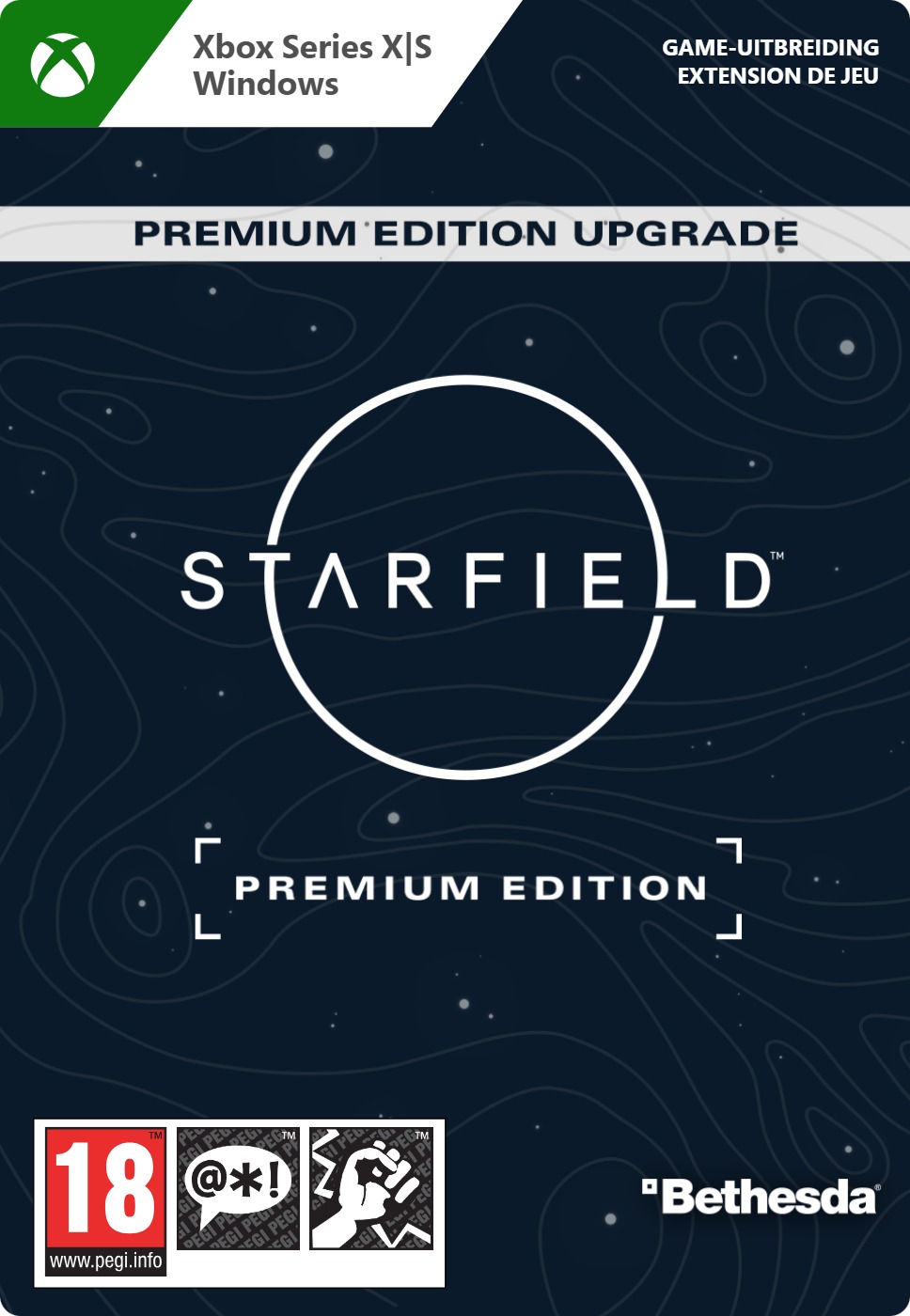 starfield mise a niveau premium xbox win10