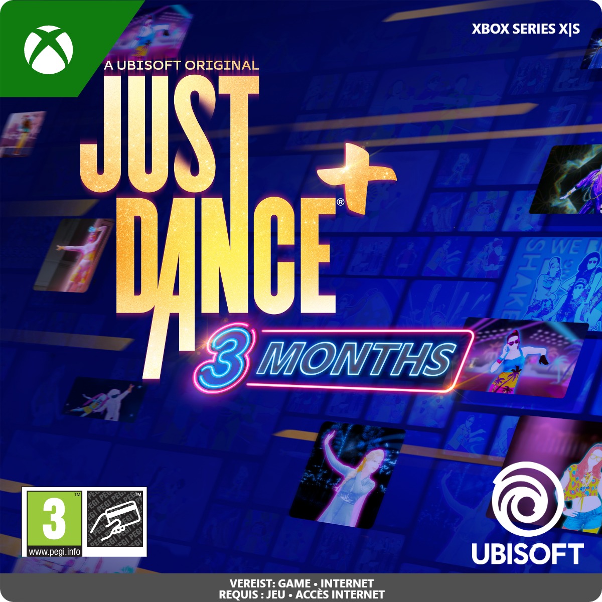 just dance plus 3 maanden xbox