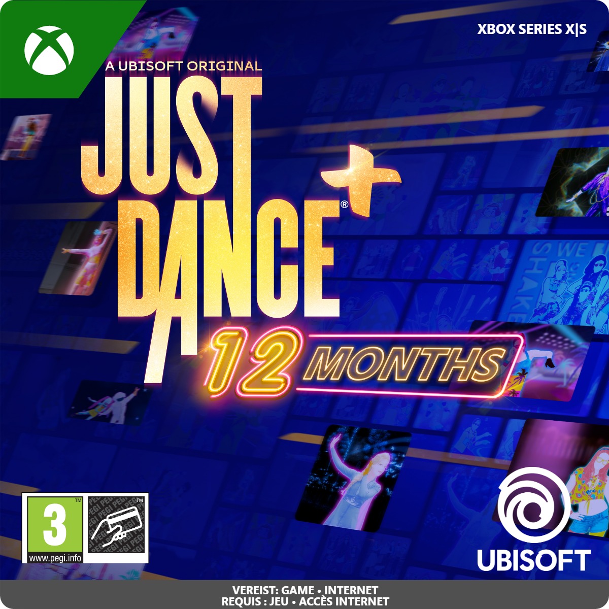 just dance plus 12 months xbox