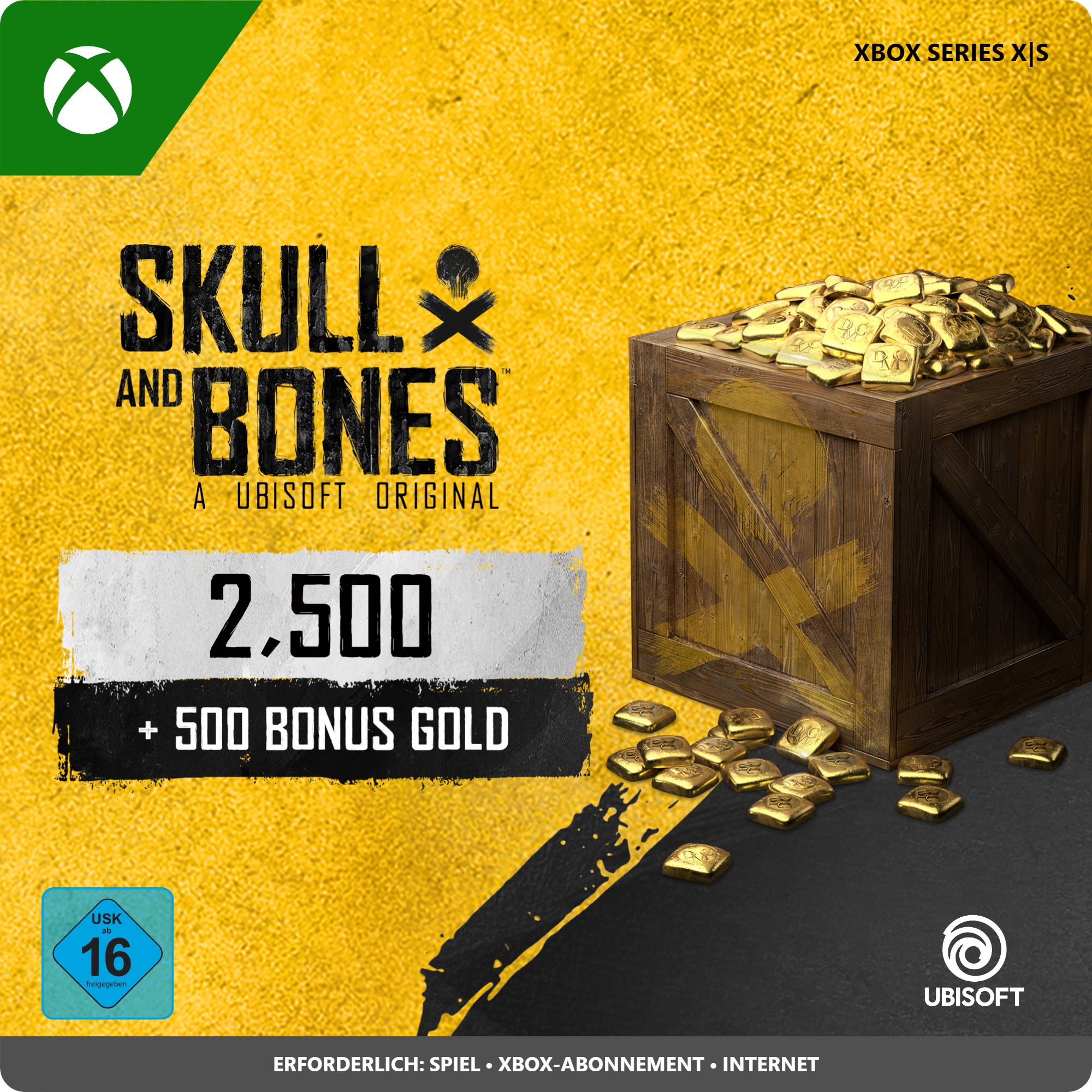 skull and bones gold xbox 3000