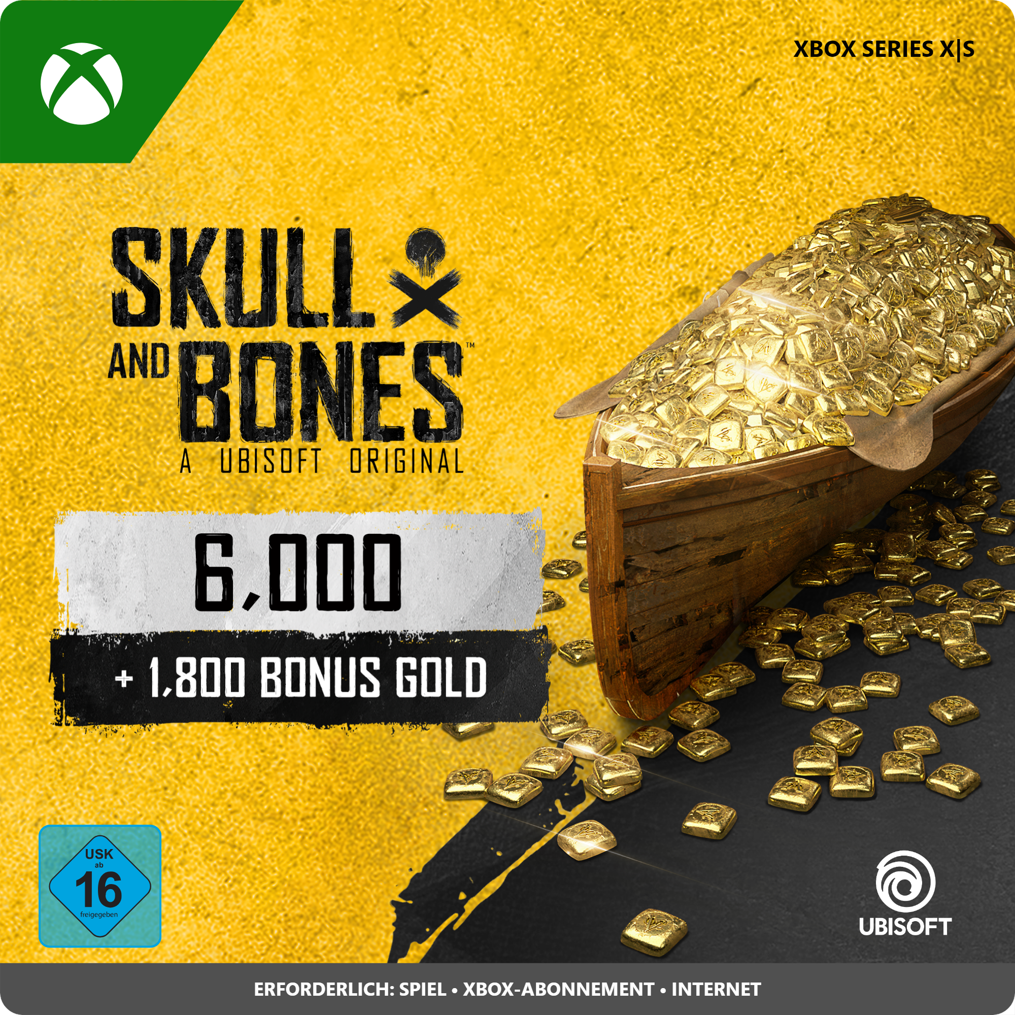 skull and bones gold xbox 7800