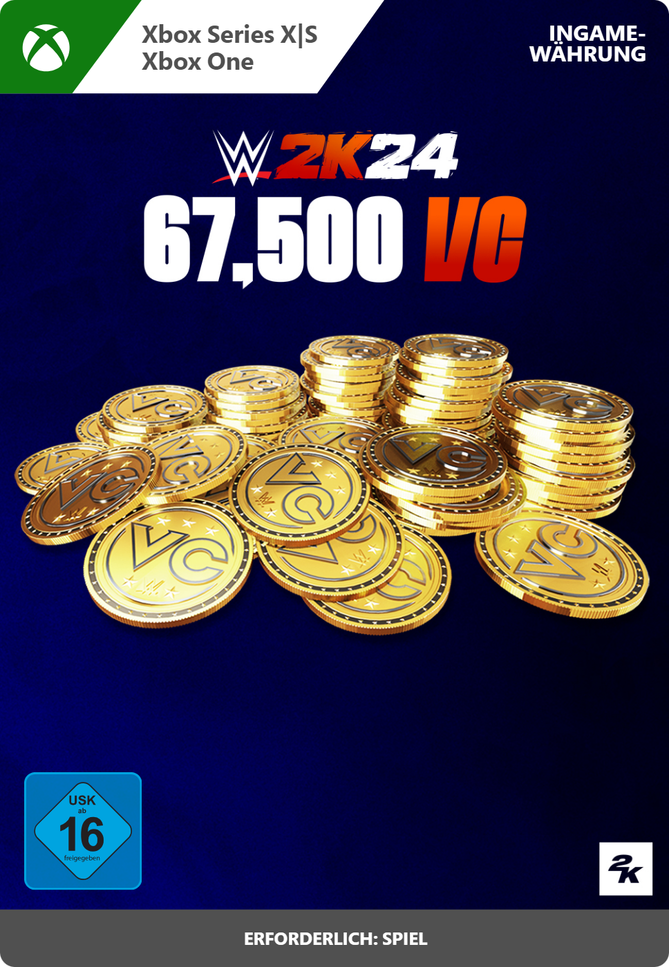 wwe 2k24 67500 vc xbox