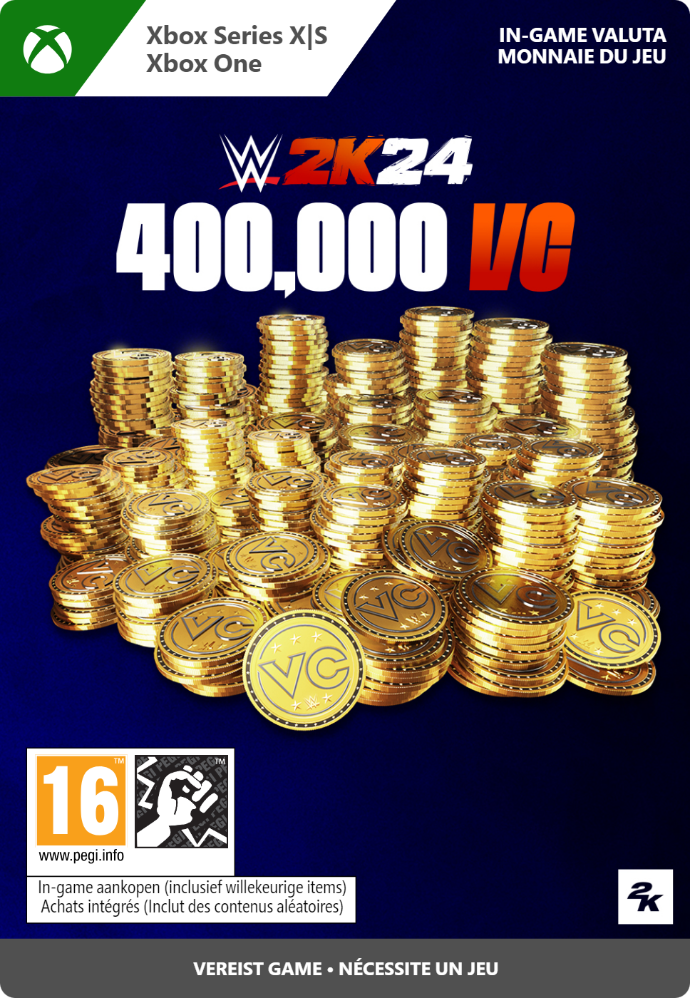 wwe 2k24 400000 vc xbox